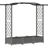  Povišeni krevet s mrežom i krovom Svjetlosiva 169 x 40 x 123 cm | shoptok.hr