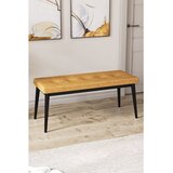 Hanah home klupa Pera Bench, 105 cm, kapućino / crna | Eponuda.com