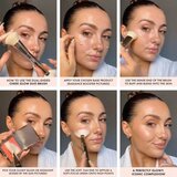 ICONIC London Cheek Glow Duo Brush obojestranski čopič 1 kos | Shoptok.si