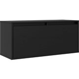 Furnova Stenska omarica črna 80x30x35 cm trdna borovina, (21949879) | Shoptok.si