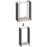  Stalak za drva za ogrjev 40x30x80 cm od nehrđajućeg čelika | shoptok.hr