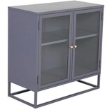 Venture Home vitrina Bakal 85 × 40 × 85 cm, svijetlosiva | shoptok.hr