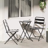Bistro set za vrt 3 pcs Antracit Čelik Cijene