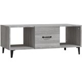 Maison Chic Klubska mizica - kavna mizica - Nizka mizica siva sonoma 102x50x40 cm inženirski les, (21753405) | Shoptok.si