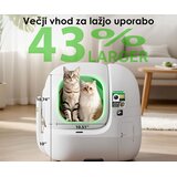 Petkit PUROBOT MAX PRO 2 pametno mačje stranišče, za vse velikosti, AI kamera + zdravje, 360° zaščita, ShieldBase zasnova, Triple nadzor vonjav, tiho delovanje, WIFI, aplikacija, 66x60x54cm, sivo - - Bonajo | Shoptok.si