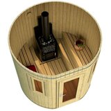 Male kuće Vanjska sauna TORNIO 239 × 239 cm sa šindrom | shoptok.hr