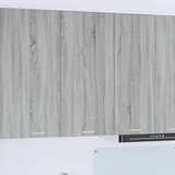 vidaXL Viseča omarica Riga Sonoma hrast in bela 50 x 31 x 100 cm | Shoptok.si