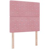 vidaXL vzglavje z kristalnimi gumbi Roza 90 cm Žamet, vzglavje z kristalnimi gumbi Roza 180 cm Žamet, (22080533) | Shoptok.si