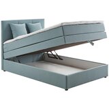 Welnova POSTELJA BOXSPRING 120 cm x 200 cm , tekstil svetlo modra | Shoptok.si