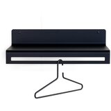 Spinder Design Crna metalna zidna vješalica s policom Sway – | shoptok.hr