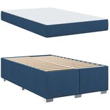  Konstrukcija postelje z vzmetnico Modra 120 x 200 cm blago, (5000123652) | Shoptok.si