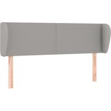  Uzglavlje s ušima svjetlosivo 147x23x78/88 cm od tkanine | shoptok.hr