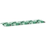 vidaXL Vrtna blazinca z Jakobinskim vzorcem 180x50x4 cm Oxford tkanina | Shoptok.si