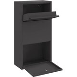  Sandučić za pakete s pohranom Crna 44 x 22 x 82 cm Čelik | shoptok.hr