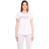 Leone 1947 Majice s kratkimi rokavi Woman T-Shirt Short Sleeves Gold Silver Bela | Shoptok.si