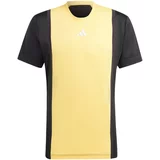 Adidas Funkcionalna majica 'Pro' rumena / črna / bela
