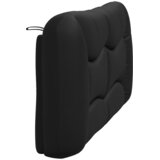  Jastuk za uzglavlje Hvar crni 152 cm od umjetne kože | Eponuda.com