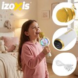 Izoxis dječji bežični karaoke mikrofon zec, bijeli | shoptok.hr