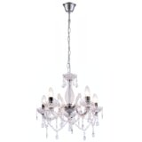 Toolight Klasični luster EBT004-5CP TRANSPARENT | shoptok.hr