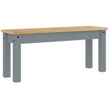 Blagovaonska klupa PANAMA sivi 105x30x45 cm od masivne borovine | shoptok.hr