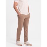 Ombre Men's sweatpants with unlined leg - brown | Shoptok.si