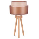  Duolla - Stona lampa WOOD BOHO 1xE27/15W/230V prečnik 25 cm bakrena/braon/bež | Eponuda.com