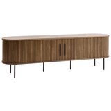 Unique Furniture Rjava TV omarica v hrastovem dekorju 180x56x45 cm Nola – | Shoptok.si