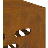 vidaXL Corten čelik Čelični materijal otporan na vremena 110 x 50 x 105 cm | shoptok.hr