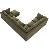 Makamii Kaki zelena kotna sedežna garnitura (levi kot/v obliki črke "U") Manao – | Shoptok.si