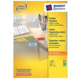 Avery Zweckform Etikete za označevanje, zelene 105 x 37 mm | Shoptok.si