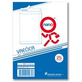 NANO Vrećice 162x229 mm C5-BB strip, bijela, 25/1 | shoptok.hr