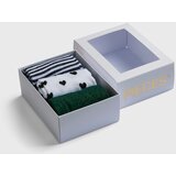 Pieces Nogavice 'PCJOPI' nočno modra / zelena / bela | Shoptok.si