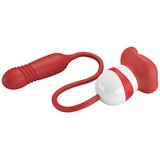Pretty Love Ashlynn Thrusting & Licking Double Vibrator Red | shoptok.hr