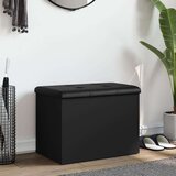  Klupa za pohranu crna 62 x 42 x 45 cm od konstruiranog drva | shoptok.hr