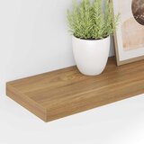  Polica na zidu Zidna montaža Smeđa 120 x 23,5 x 3,8 cm | shoptok.hr