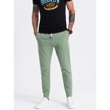 Ombre Men's jogger sweatpants - green Cene