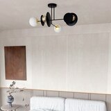  Luster na štapu MINERVA 2xE27/15W + 2xE14/10W/230V crna | Eponuda.com