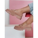 DStreet Mokasyny damskie LOAFELIA różowe | Shoptok.si