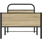 vidaXL Okvir kreveta bez madraca boja hrasta sonome 75 x 190 cm drveni | shoptok.hr