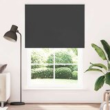 vidaXL Rolo zavjesa Blackout Black 155x230 cm Širina tkanine 151,6 cm | shoptok.hr