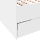  Dnevni krevet s ladicama bez madraca bijeli 90x200 cm | shoptok.hr