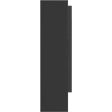 vidaXL kupaonski ormarić s ogledalom 80 x 15 x 60 cm MDF antracit | shoptok.hr