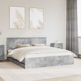  Krevetna konstrukcija s ladicama Betonski sivi 180 x 200 cm Siva 210 x 183 x 90 cm | Shoptok.si