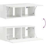  Komplet TV omaric 3 pcs Visok sijaj bela Konstruiran les - - Bela - 57.32 - 30 x 31 x 100 cm - 2025-vidaXL-Uvoz_2 | Shoptok.si