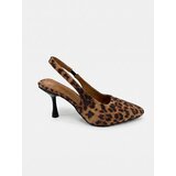 Sinsay Slingback salonke s leopard uzorkom i stiletto petom | shoptok.hr