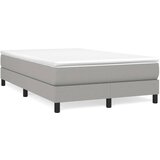 Maison Chic Box spring postelja - Vzmetna postelja z vzmetnico svetlo siva 120x200 cm blago SL18988, (21893947) Cene