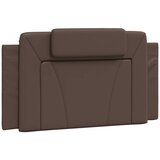  The Living Store Vzglavna stranica rjava 100 cm umetno usnje - Vzglavna Stranica, (21500383) | Shoptok.si
