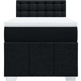 Box spring krevet s madracem crni 80 x 200 cm od tkanine | shoptok.hr