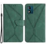 INORCO HT05 za Motorola Moto E13 4G PU usnjena preklopna torbica z natisnjeno črto Skin-touch stojalo za telefon denarnica, (22036240) Cene