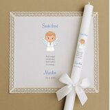  KRSTNI KOMPLET prtiček in sveča KRSKMPL 08 | Shoptok.si